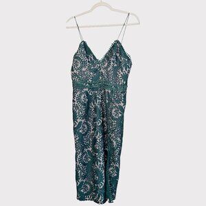 NWT StyleStalker Davis Midi Dress M Peacock